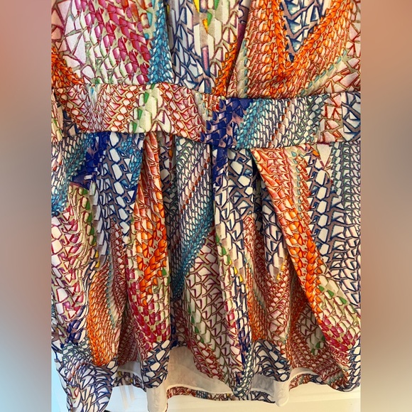 Color Block Colorful Dress - Picture 2 of 3